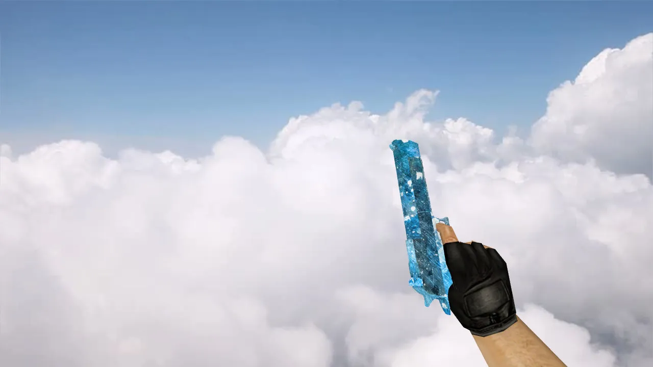 Скриншот Модель Deagle «Голубой кристалл» для CS 1.6