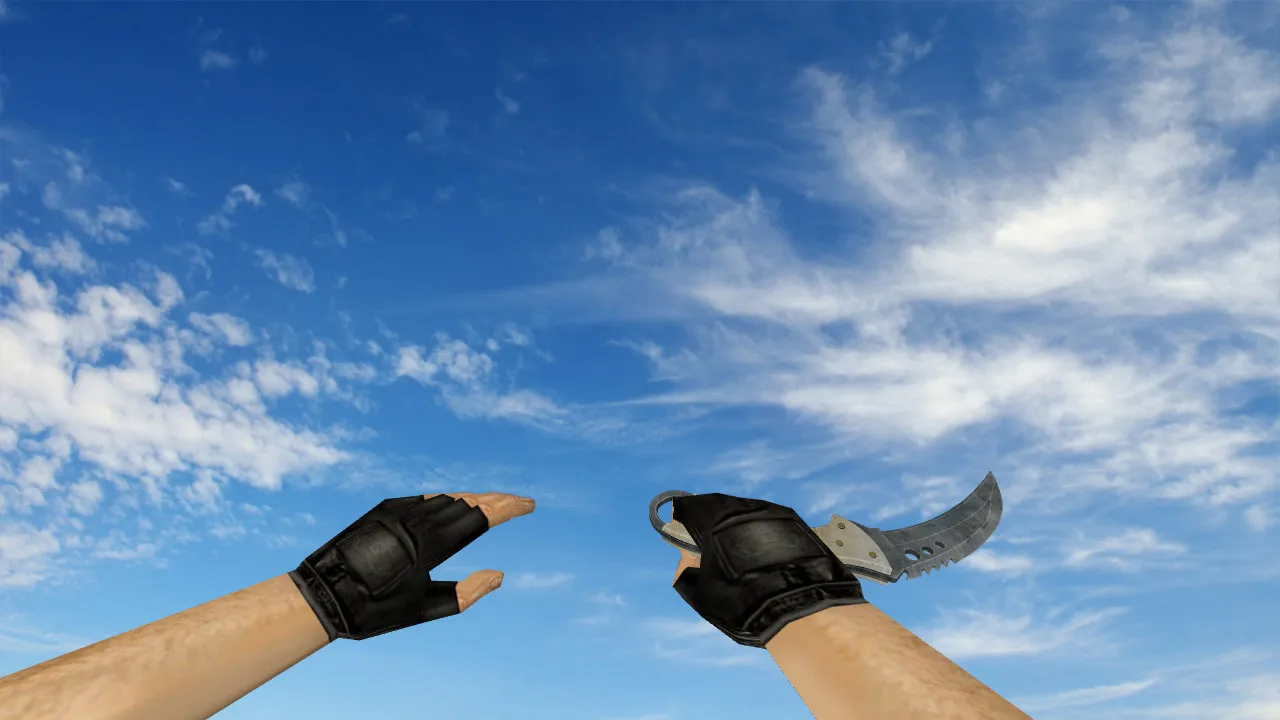 Скриншот Модель «Talon Knife Default» v_ для CS 1.6: p_ w_ файлы, звук, анимация осмотра и нормальные текстуры