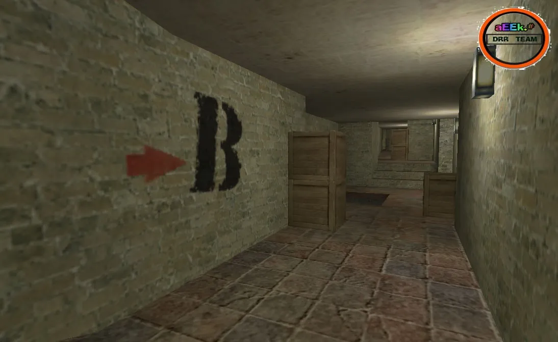 Скриншот  Карта de_bisborg для CS 1.6: точки, маршруты, .nav для ботов, настройка и оптимизация wpoly/epoly