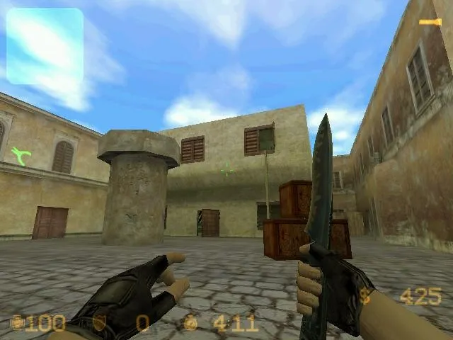 Скриншот Карта de_small_village для CS 1.6 - Тактическая точка для боев