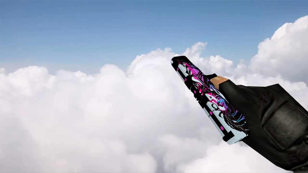 Скриншот Модель Glock «Неонуар» для CS 1.6 - Стиль и Качество