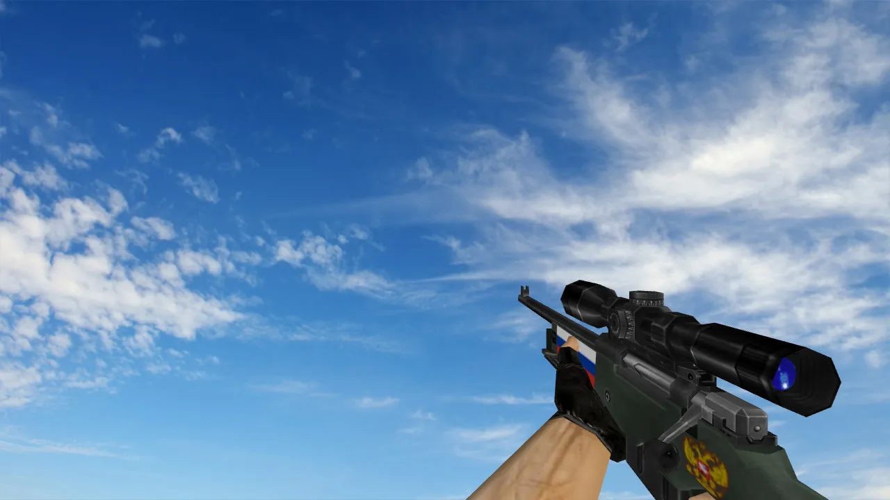 Скриншот Пак моделей оружия «Патриот России» для CS 1.6: v_, p_, w_ модели, звуки, анимация осмотра и качество текстур