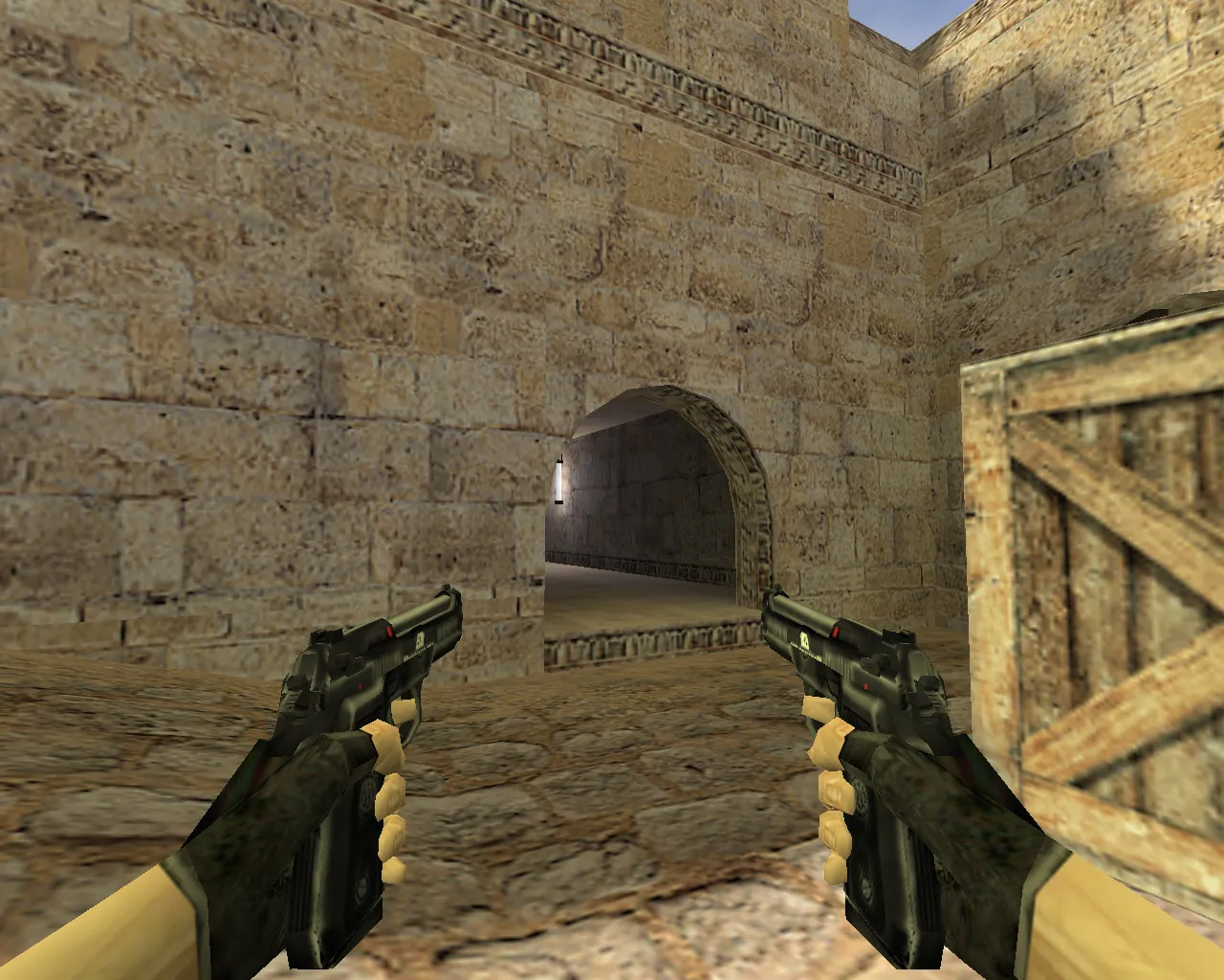 Скриншот Модель «Dual Elites Черная смерть» для CS 1.6 - Скачать