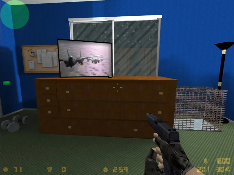 Скриншот  Карта de_neonsroom для CS 1.6: Тактики и особенности