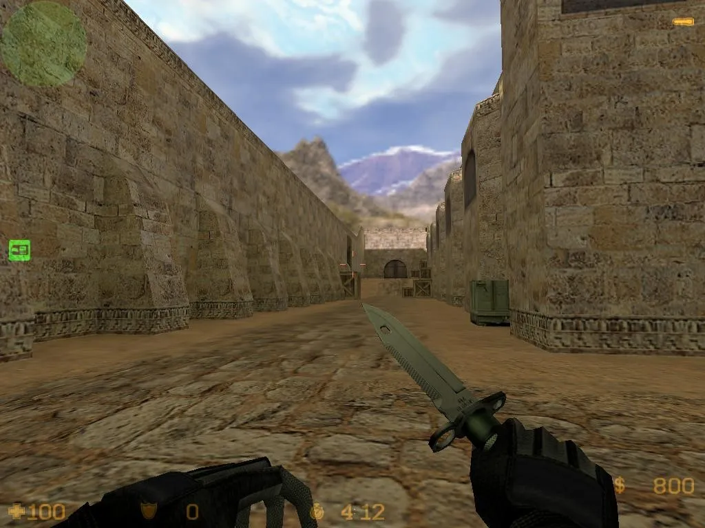 Скриншот  de_dust15 карта для CS 1.6: точки за Т и КТ, .nav для ботов, оптимизация wpoly/epoly