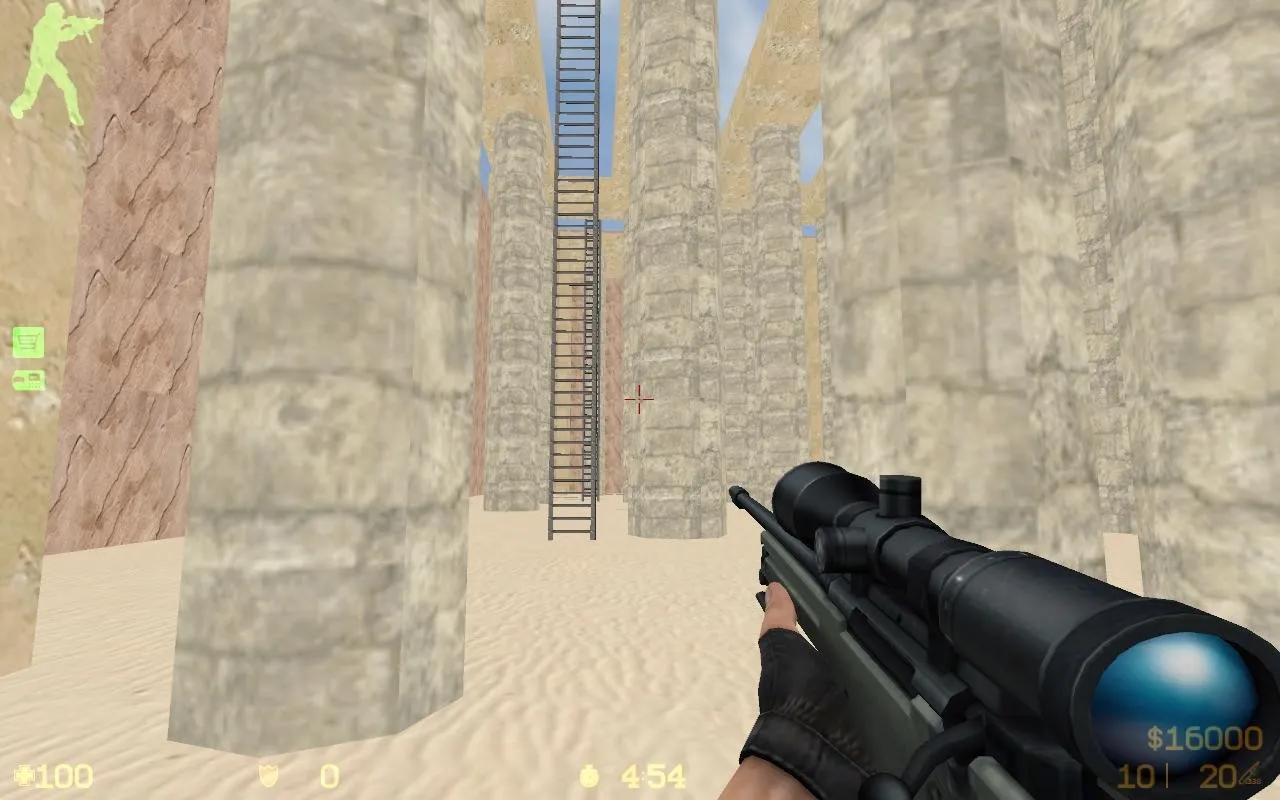 Скриншот  Карта de_roma для CS 1.6 - Тактические возможности и оптимизация