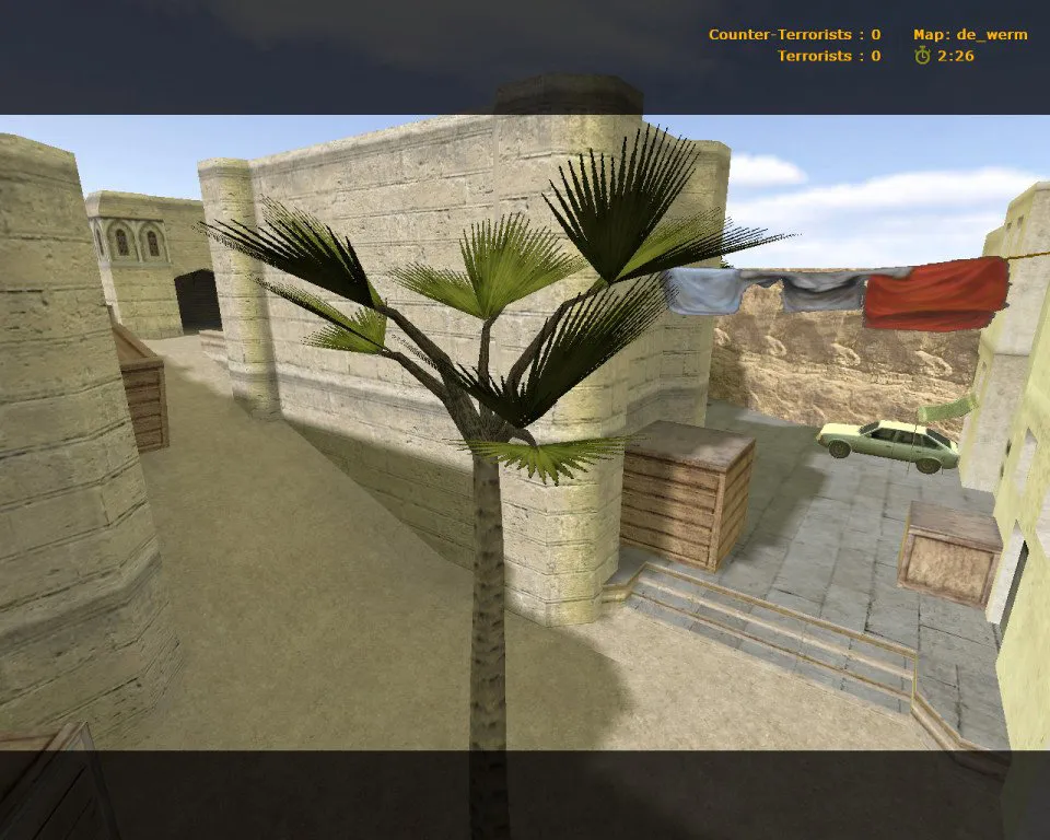 Скриншот  Карта de_werm для CS 1.6: Тактический анализ и характеристики