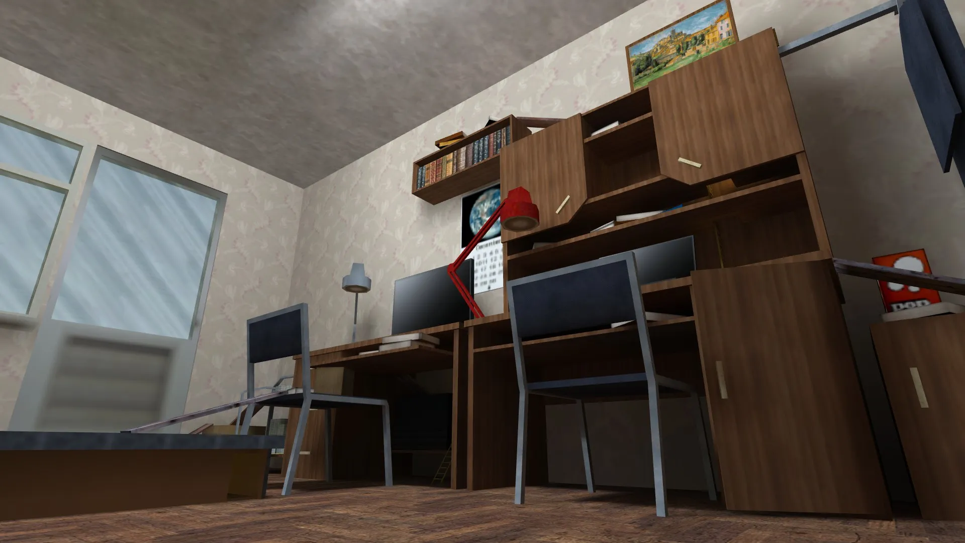 Скриншот  Карта de_rats_room для CS 1.6 - тактические возможности и оптимизация