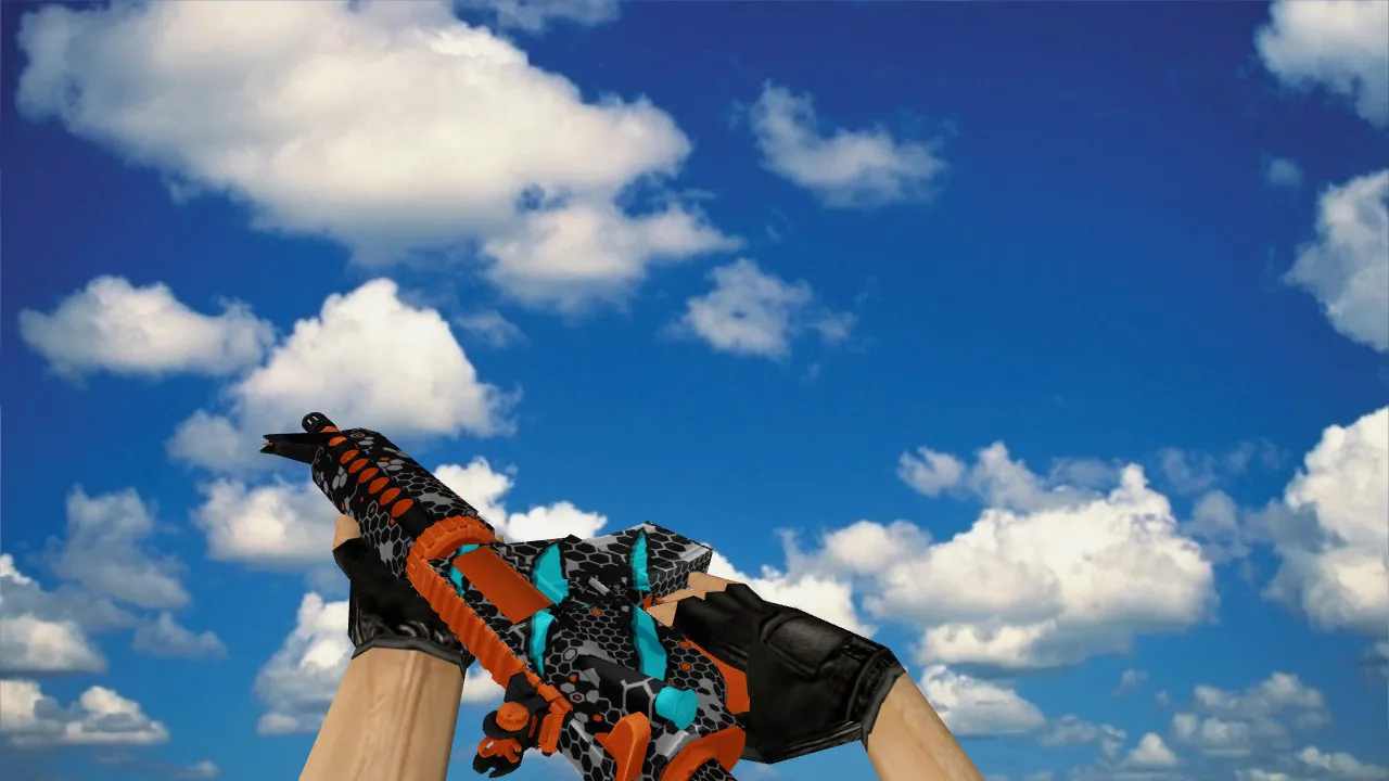 Скриншот Модель M4A1 «M4A4 Next Technology» v_ p_ w_ для CS 1.6: звуки, анимация осмотра, текстуры