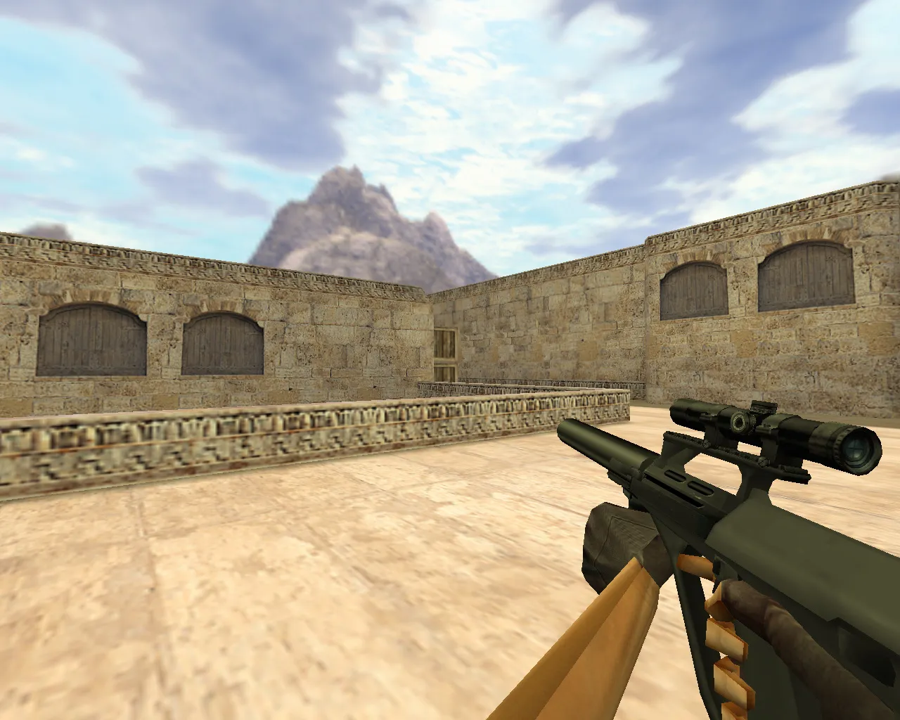 Скриншот Модель AUG с глушителем для CS 1.6 - Обзор и особенности