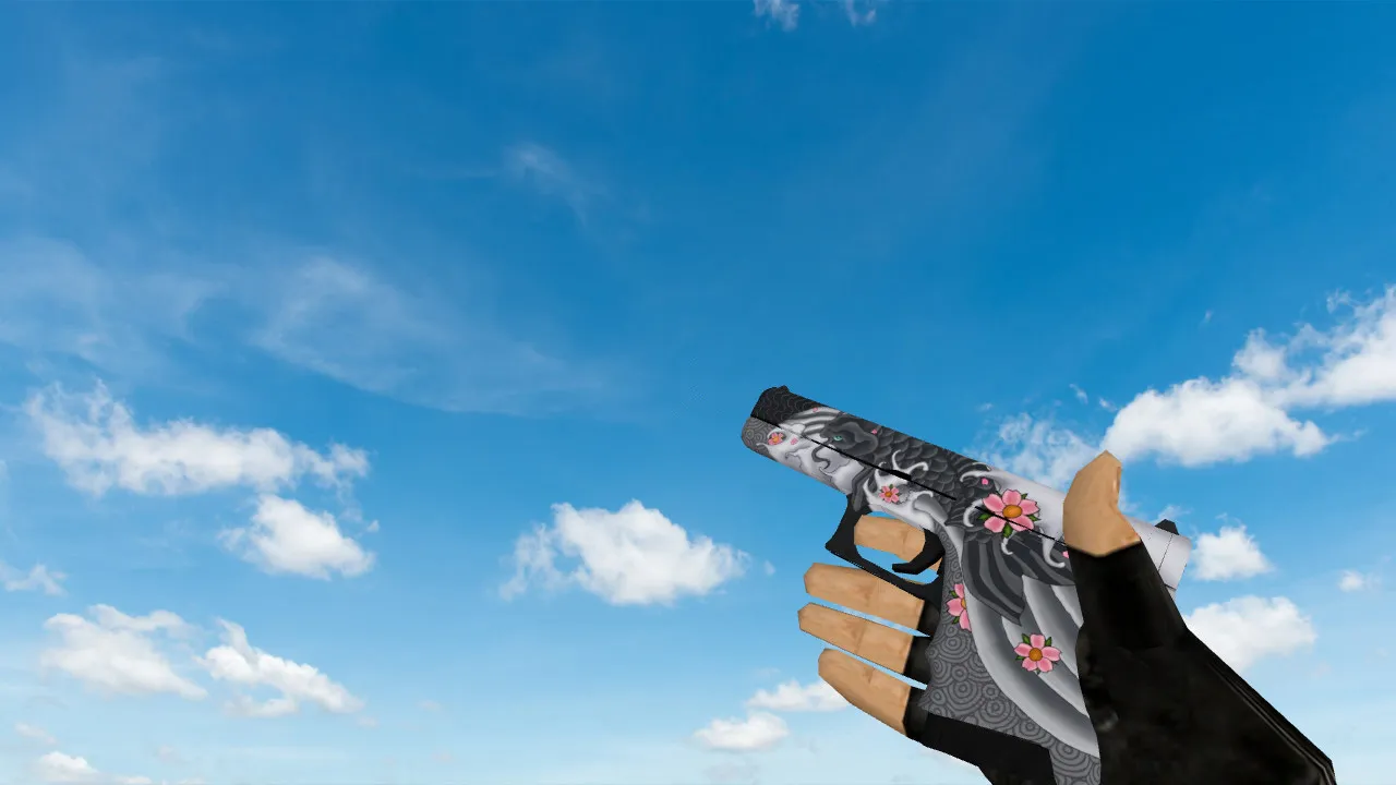 Скриншот Модель Glock Water Eclipse для CS 1.6 — улучшение визуала