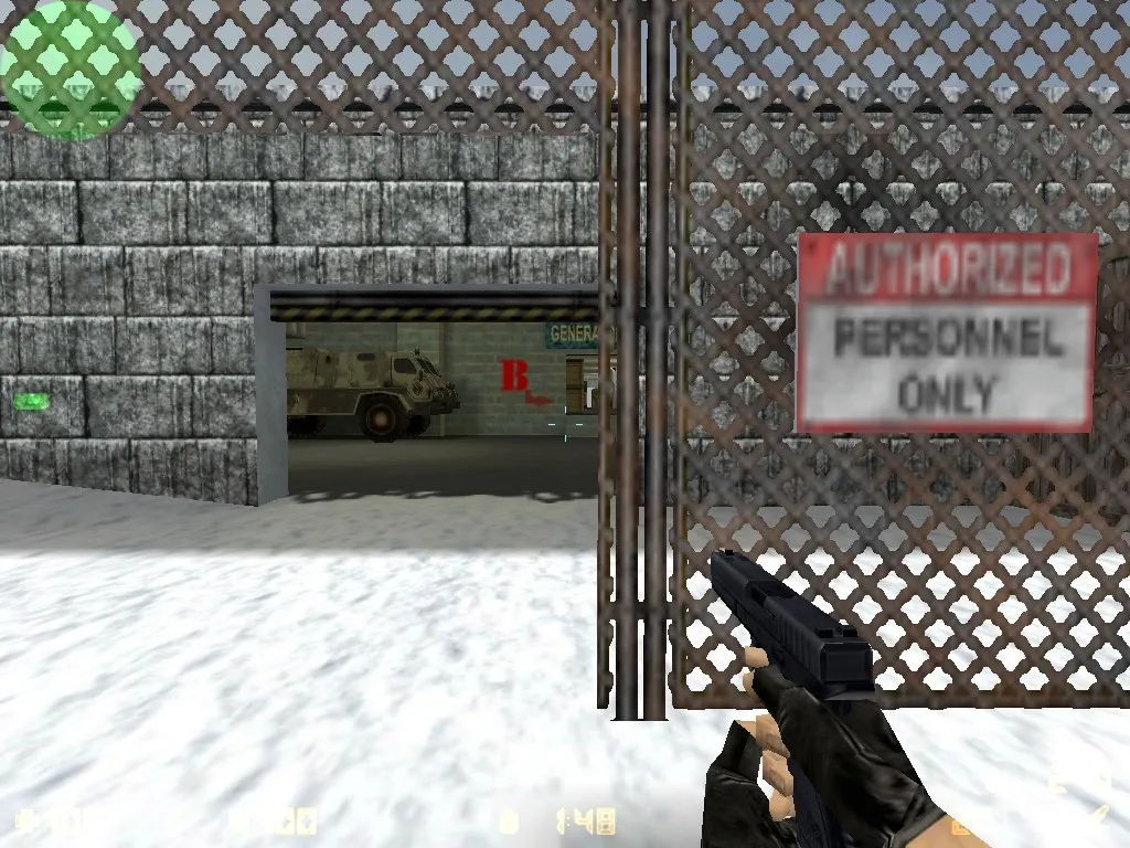 Скриншот de_arcticbase для CS 1.6: тактика, точки, карты .nav и оптимизация wpoly/epoly