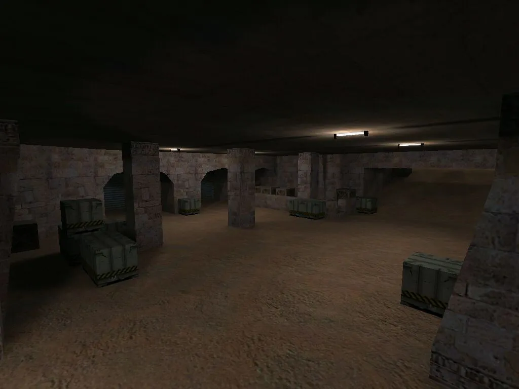 Скриншот  de_arabia2 для CS 1.6: тактики за CT/T, точки на пленте, .nav и оптимизация карты