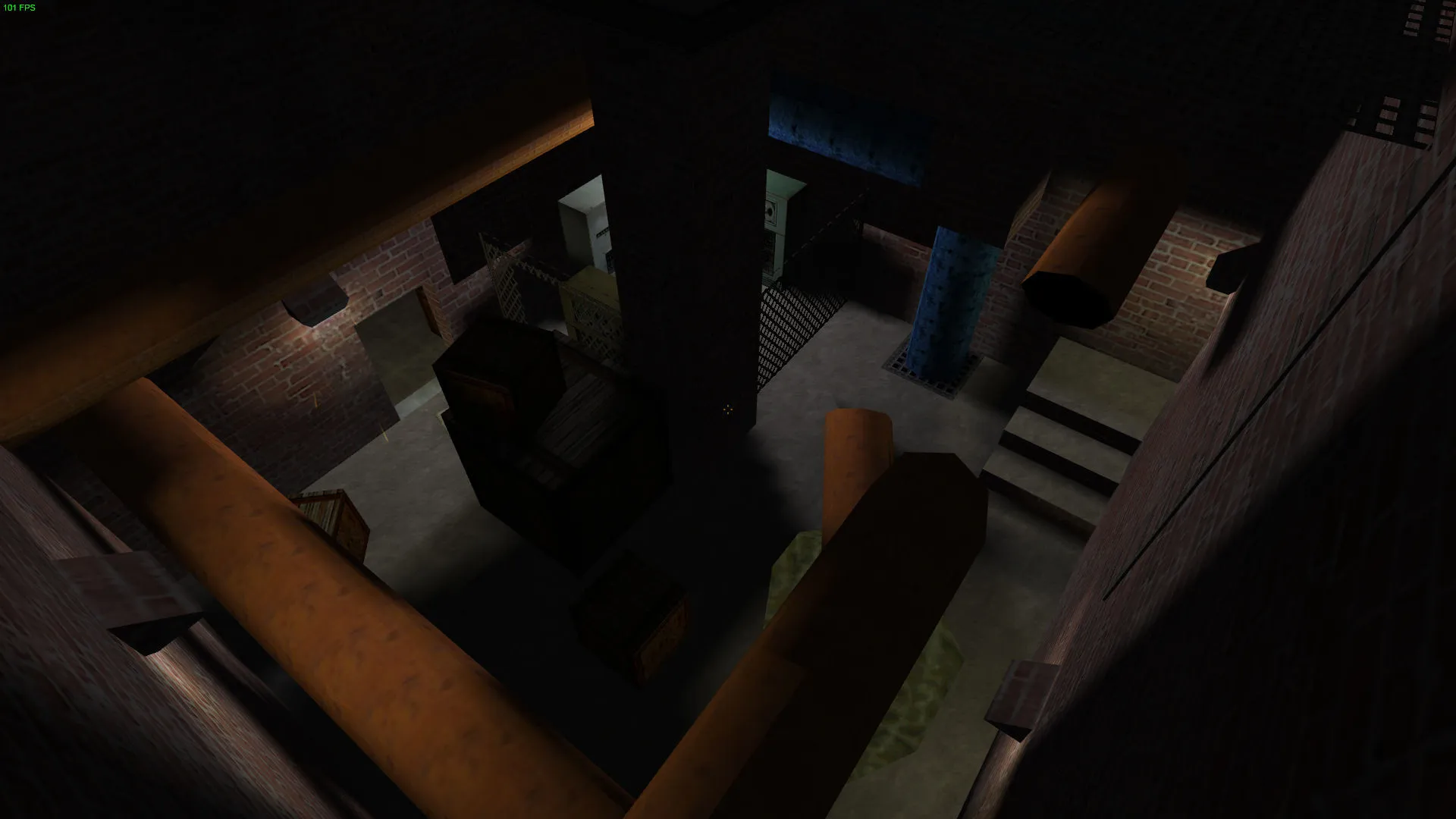 Скриншот  Карта de_alley23 для CS 1.6: баланс сторон, точки, .nav для ботов и оптимизация wpoly/epoly