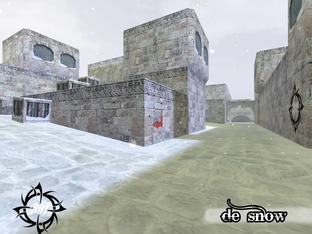 Скриншот  Карта de_snow_b2 для CS 1.6 - Скачать и Играть