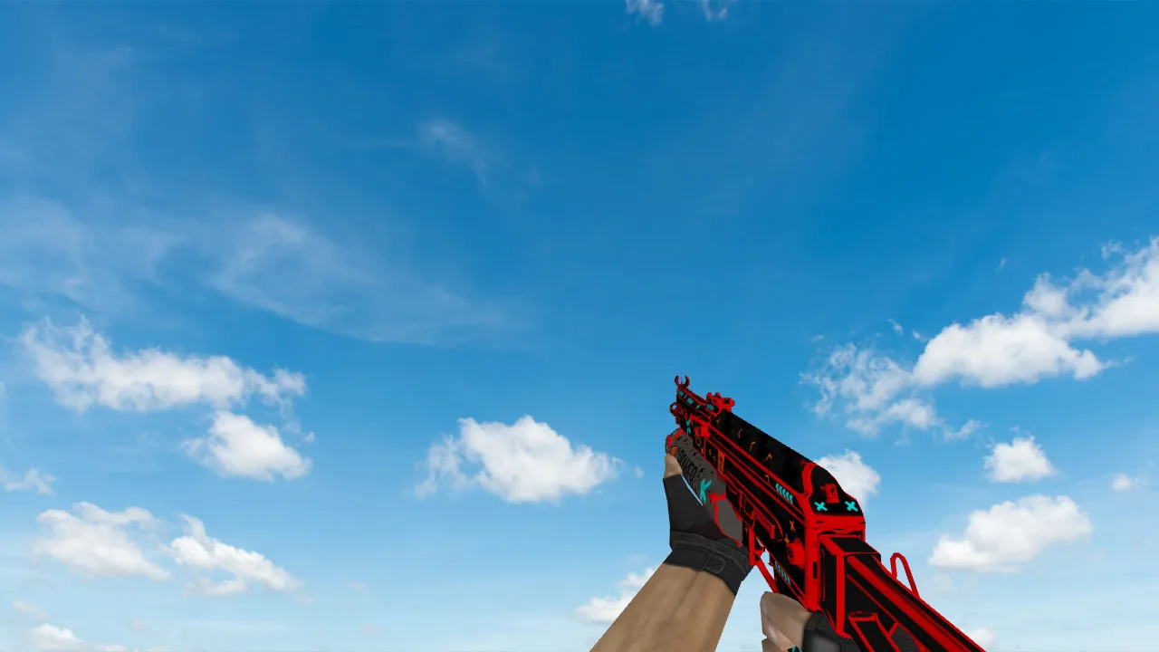 Скриншот Модель «PP-19 Bizon Angry Emoji» для CS 1.6 - Уникальный скин