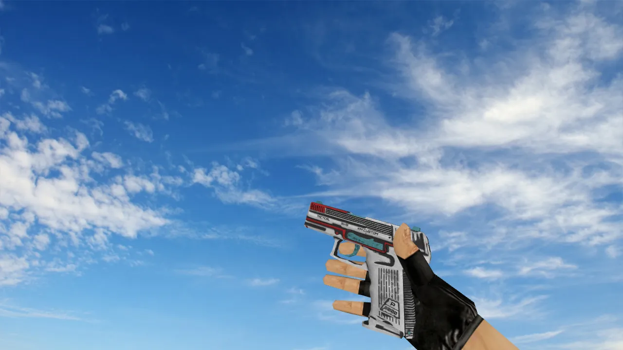 Скриншот Модель P2000 Tactical v2 для CS 1.6: Обзор и особенности