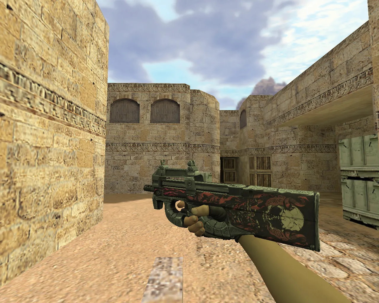 Скриншот Модель «P90 Неглубокая могила» для CS 1.6 - Качество и уникальность