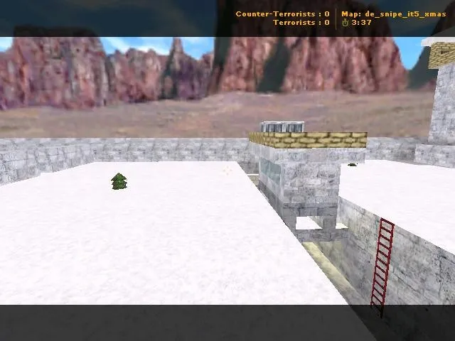 Скриншот Карта de_snipe_it5_xmas для CS 1.6 - тактика и особенности