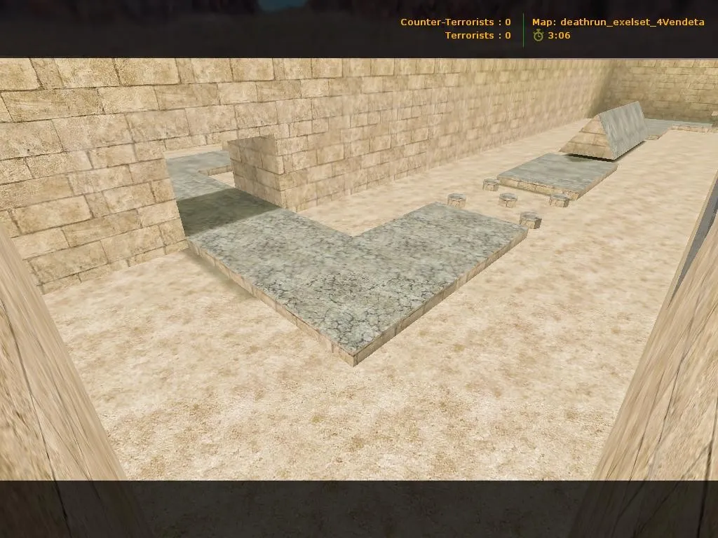 Скриншот Карта «deathrun_exelset_4vendeta» для CS 1.6