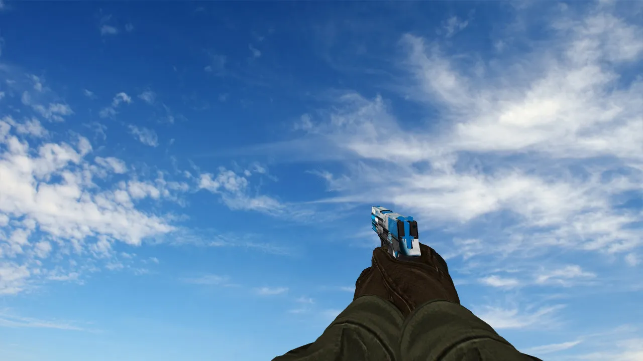 Скриншот Модель P2000 «Пистолет» для CS 1.6 - Качественные текстуры и анимация