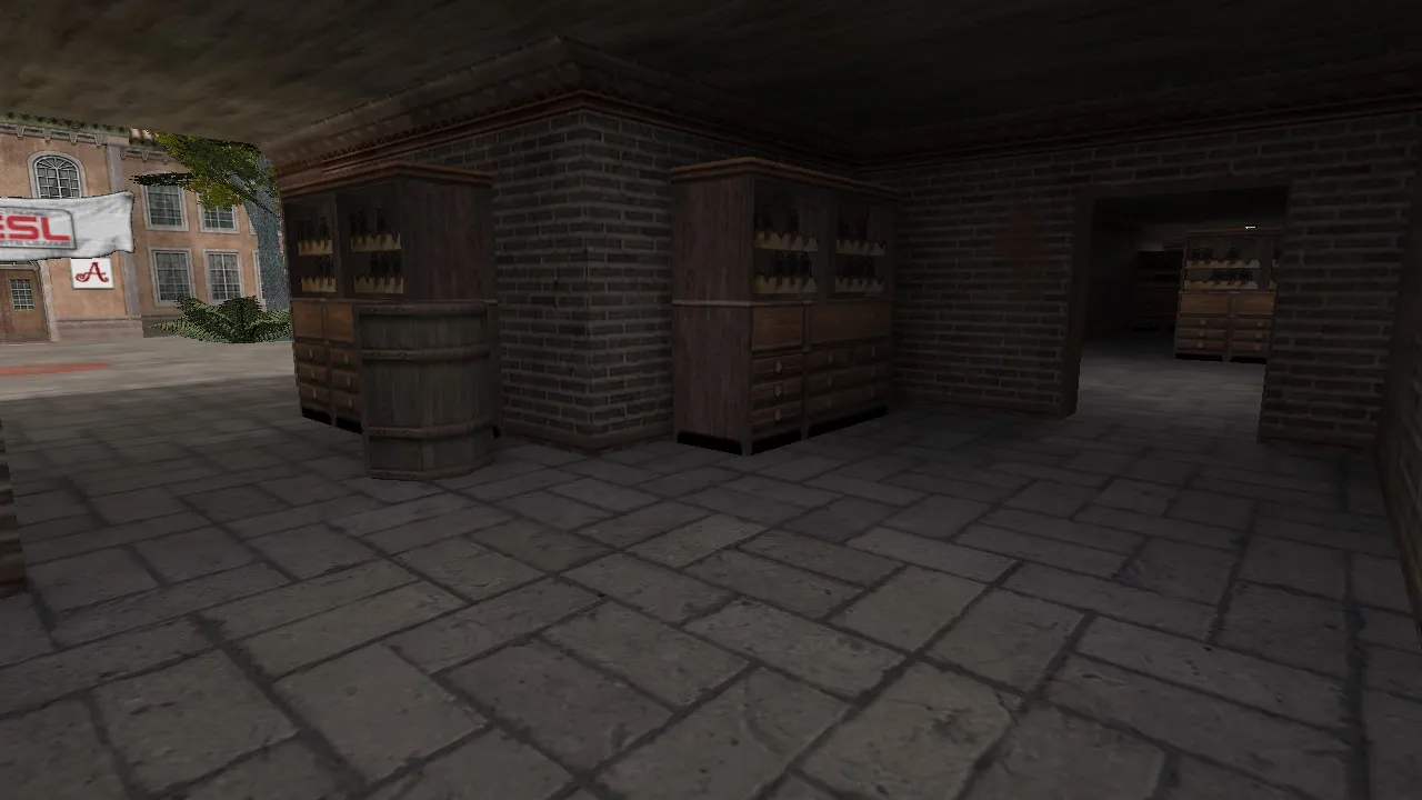 Скриншот  de_esl_village для CS 1.6: тактика за T/CT, точки, .nav для ботов и оптимизация карты