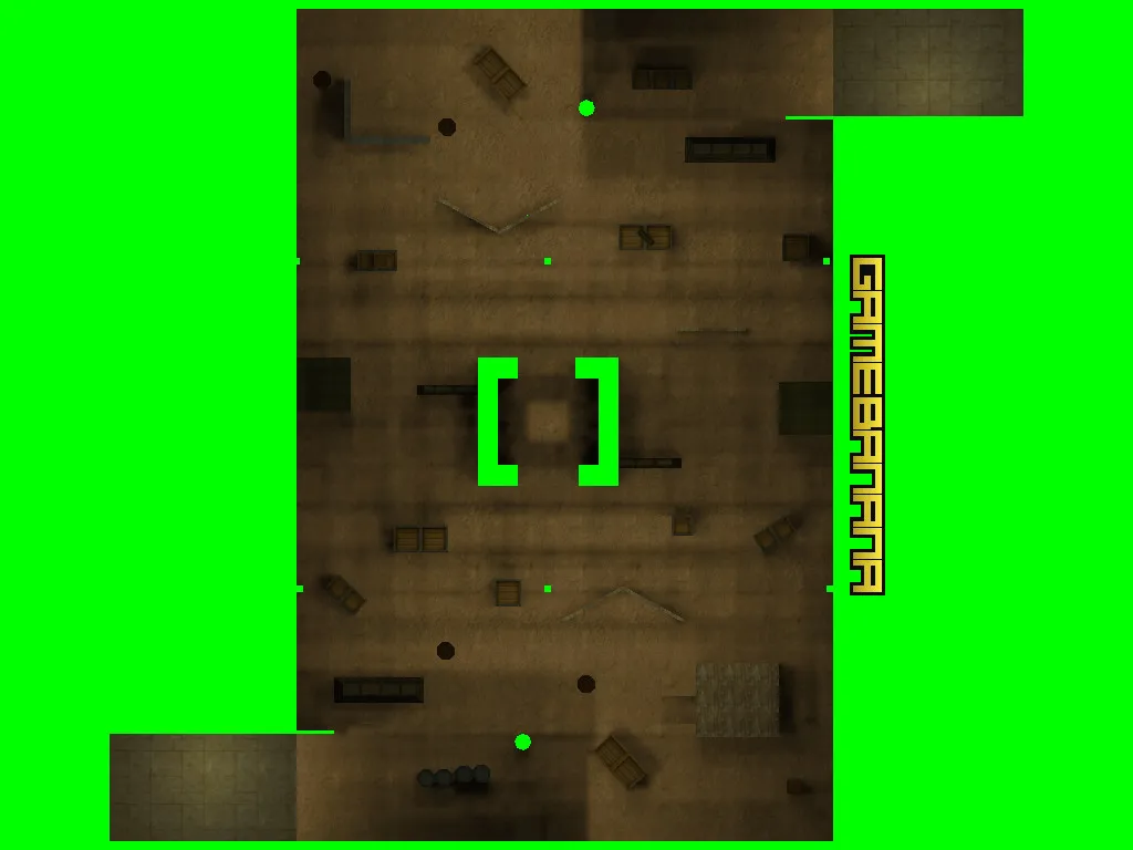 Скриншот  Карты DE: arena_v2 для CS 1.6 — баланс сторон, тактика, .nav для ботов и оптимизация wpoly/epoly