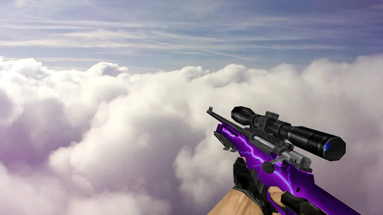 Скриншот Модель «Стандартный AWP Удар молнии» для CS 1.6