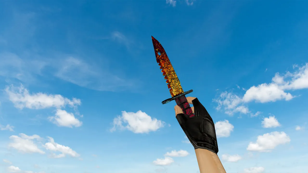 Скриншот Модель ножа v_M9 Bayonet Armageddon для CS 1.6: p_ и w_ модели, звук, анимация осмотра и качество текстур