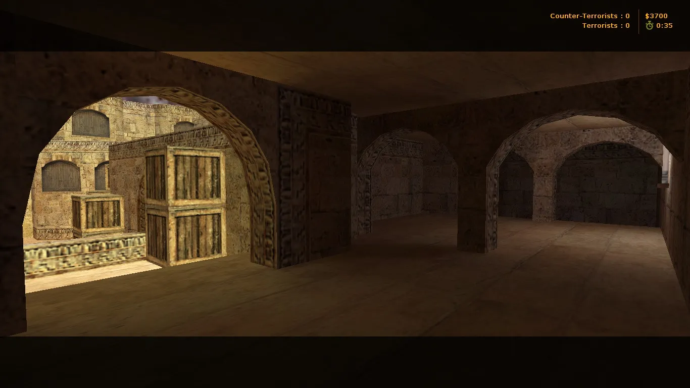 Скриншот  de_dust2_kso для CS 1.6: карта, точки, .nav и оптимизация wpoly/epoly