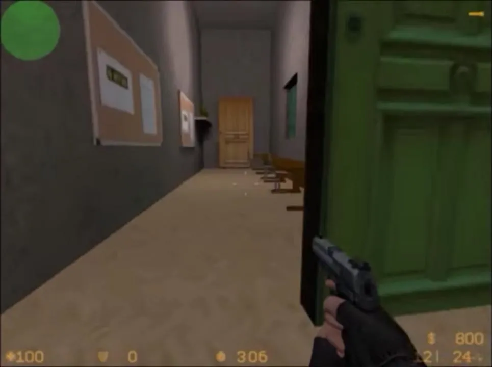 Скриншот  Карта de_nightcitypark для CS 1.6 - Тактическая битва в ночном городе