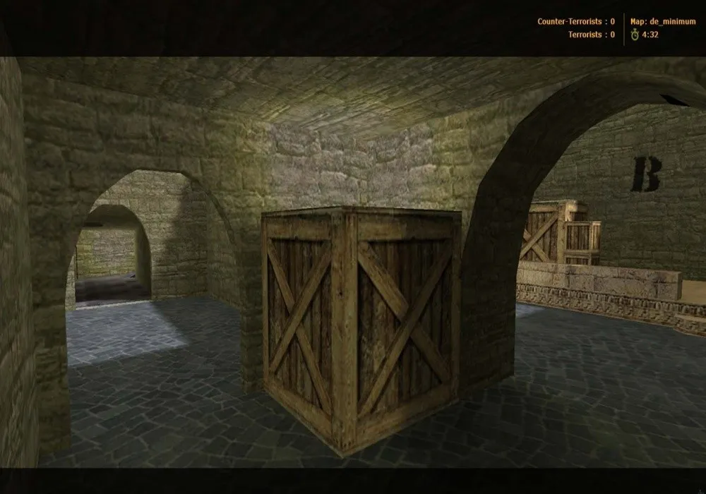 Скриншот  Карта de_minimum для CS 1.6 - тактические возможности и баланс