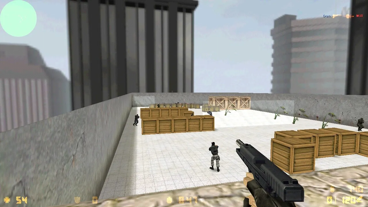 Скриншот  Карта de_kolakola для CS 1.6: Тактика и Баланс Сторон