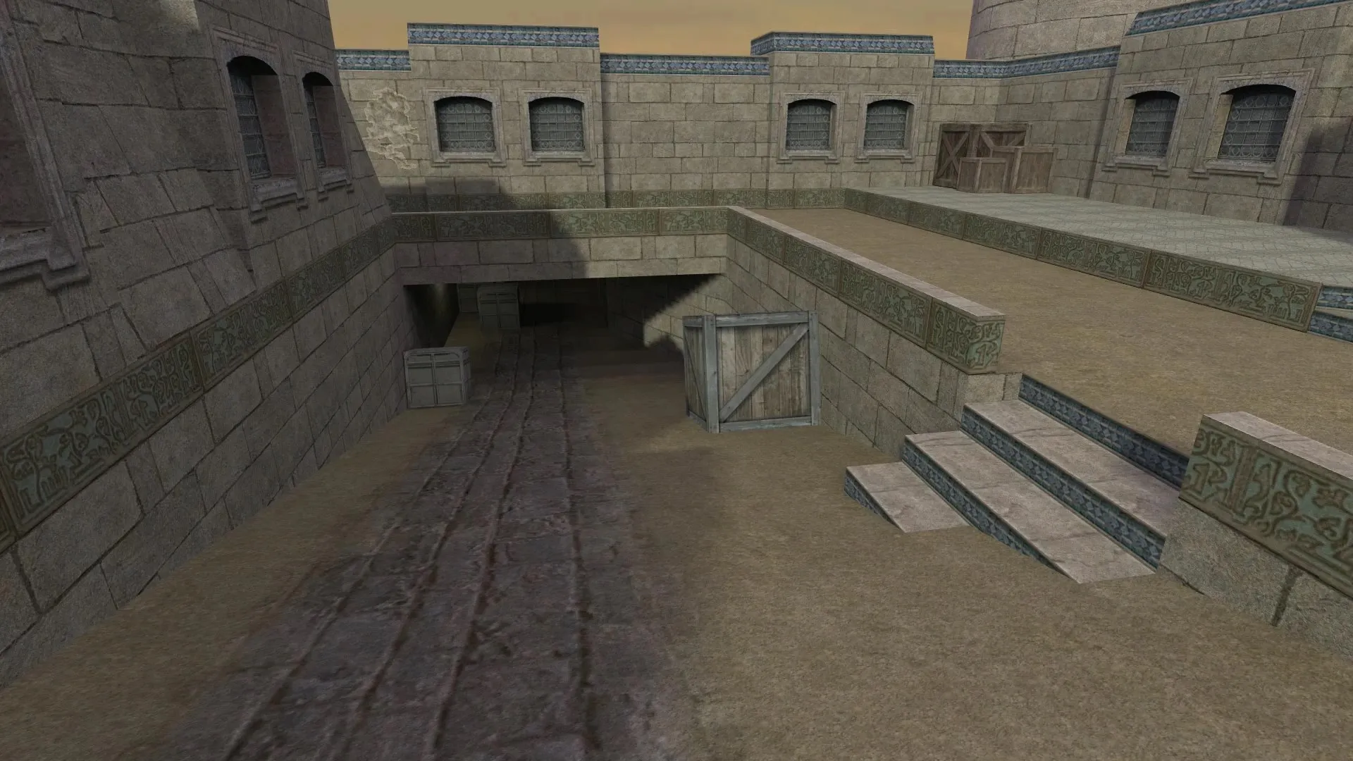 Скриншот  Карта de_dust_xbox для CS 1.6: точки, маршруты, .nav для ботов и оптимизация wpoly/epoly