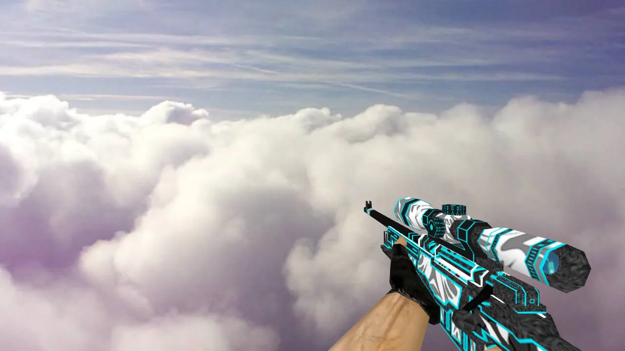 Скриншот Стандартный AWP Снежный вихрь для CS 1.6 - Модели оружия