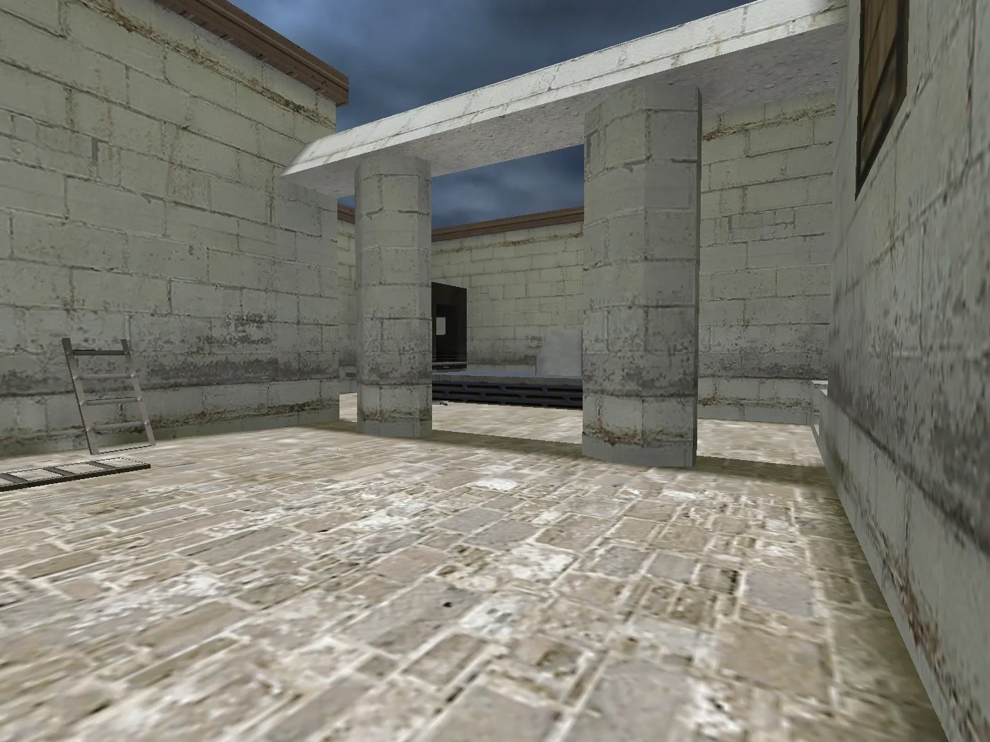 Скриншот  Карта de_bourne для CS 1.6: тактика за CT и T, точки на карте, .nav для ботов, оптимизация wpoly/epoly