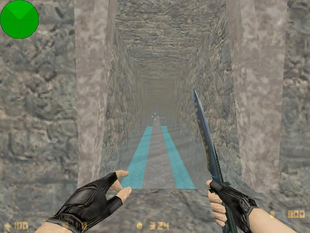 Скриншот  deathrun_wonker для CS 1.6: карта Deathrun, точки, раунды и настройка под сервер