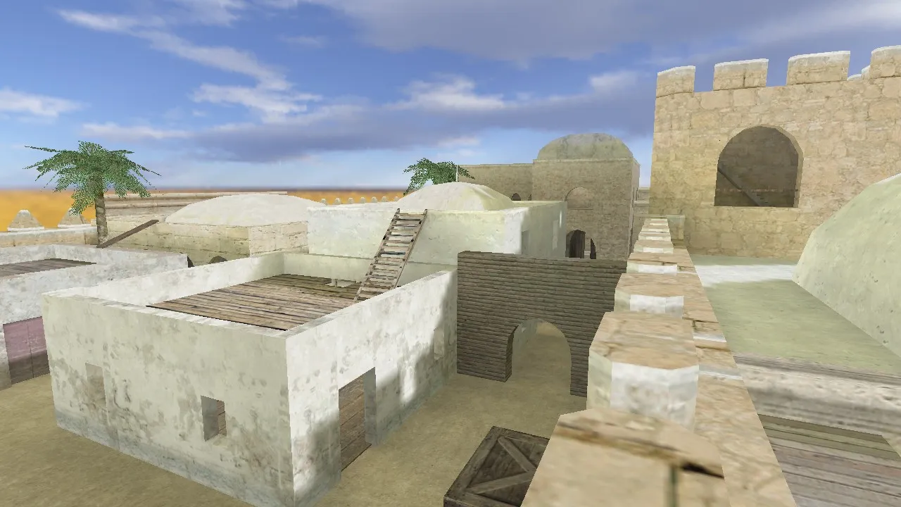 Скриншот  Карта de_emir для CS 1.6: тактика за терр и спецназ, точки, .nav и оптимизация wpoly/epoly