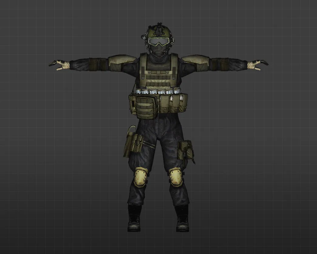 Скриншот Модель «Бравый отряд» для CS 1.6 - Уникальные Солдаты