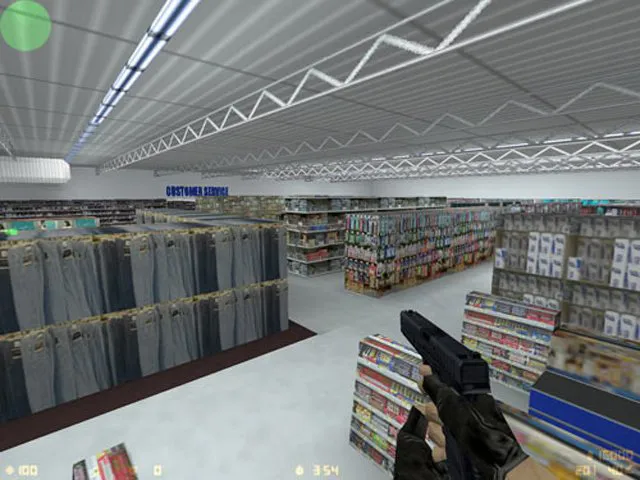 Скриншот  Карта «de_wallmart» для CS 1.6: тактика и оптимизация