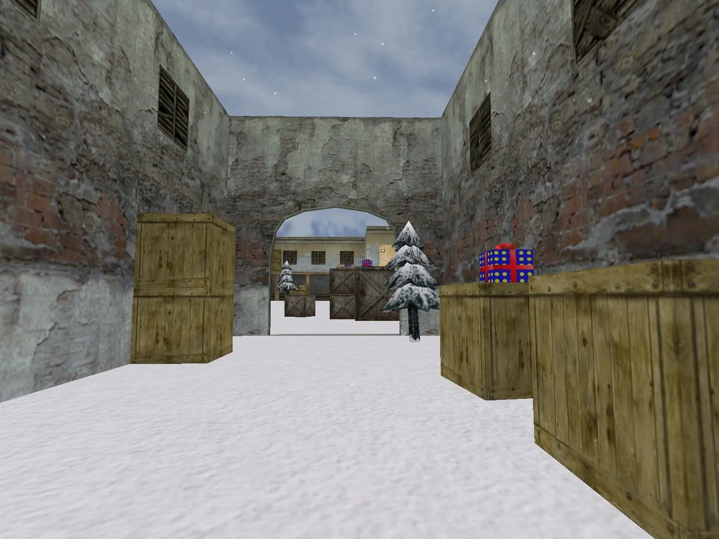 Скриншот  de_gratte_xmas — DE карта для CS 1.6: точки, маршруты, .nav для ботов и оптимизация wpoly/epoly