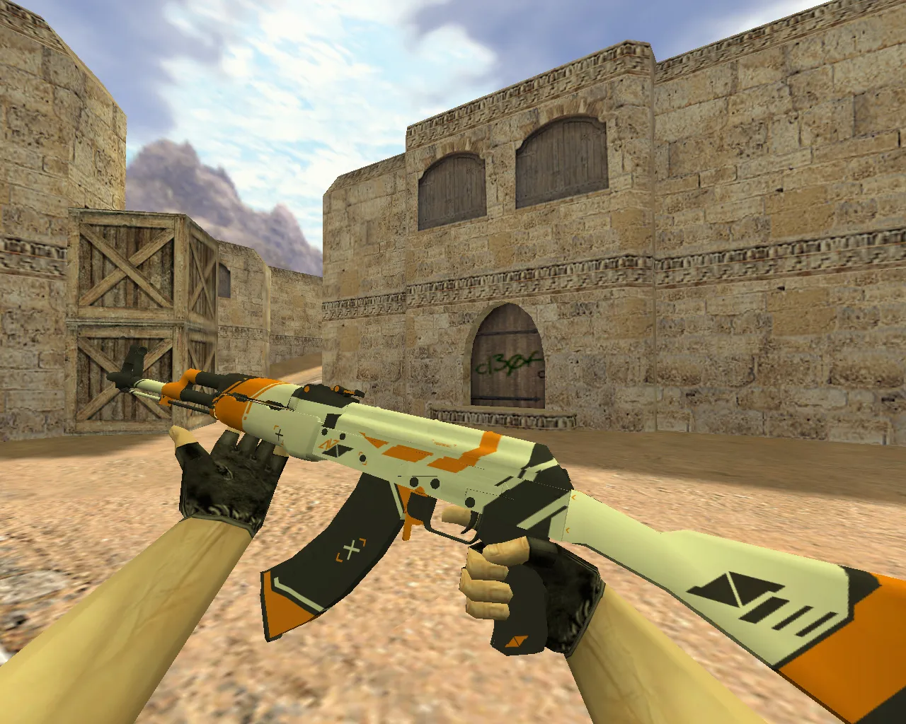 Скриншот Модель АК-47 Азимов для CS 1.6 - детализированная и качественная