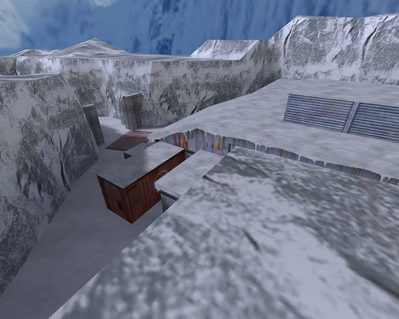 Скриншот Карта «de_nuke_snow» для CS 1.6