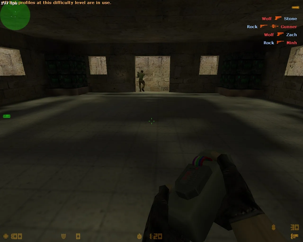 Скриншот  Карта de_dustywares для CS 1.6: точки, маршруты, .nav для ботов и оптимизация wpoly/epoly