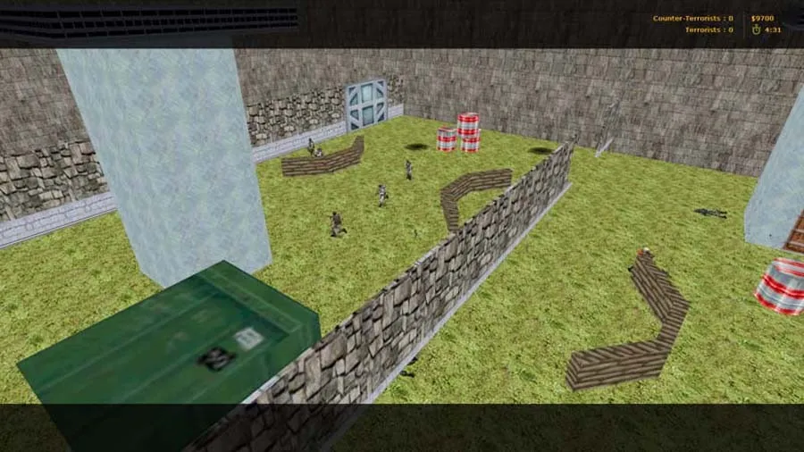 Скриншот  Карта de_warzone для CS 1.6: Тактические возможности и оптимизация