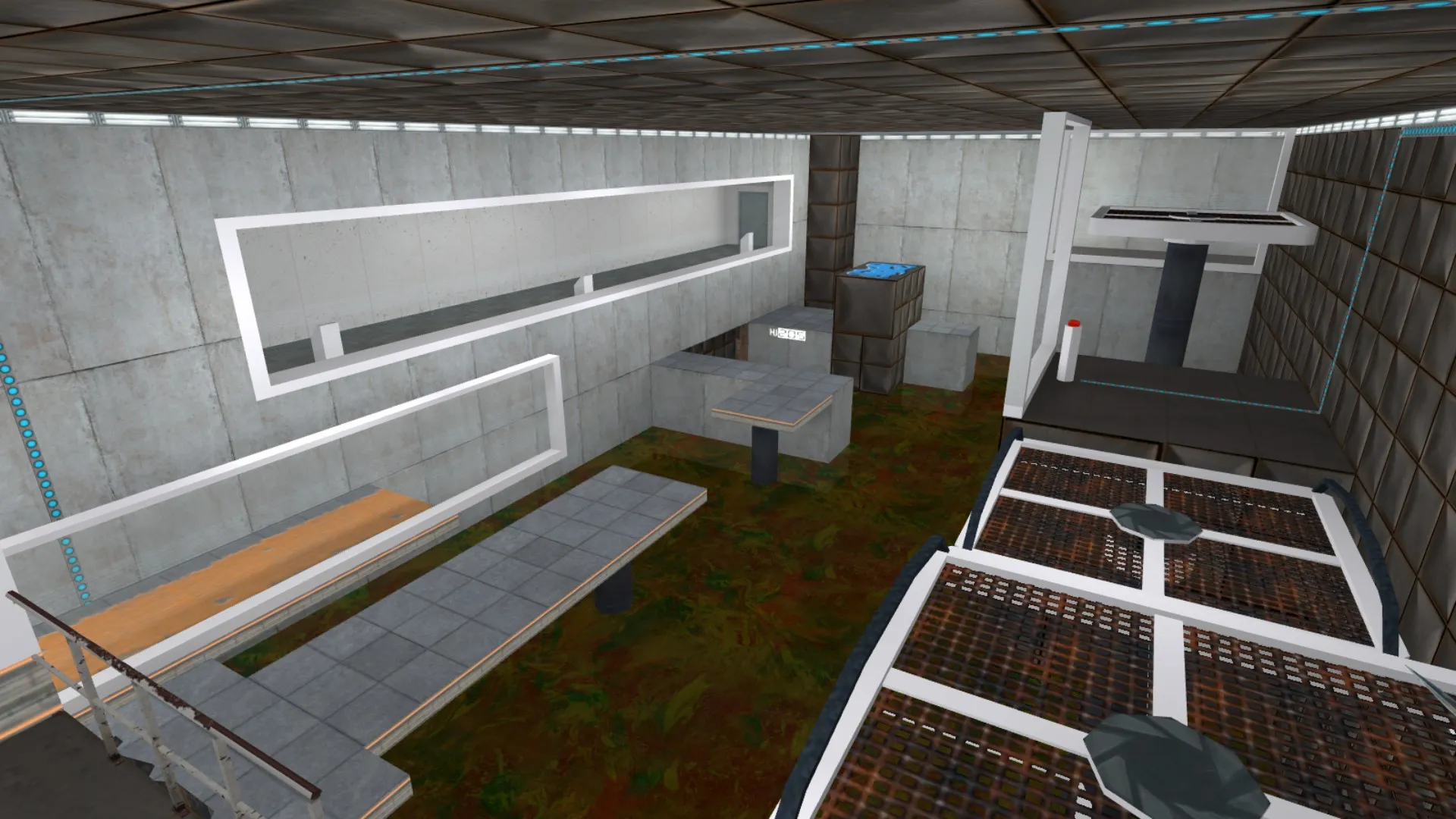 Скриншот  deathrun_aperture3 карта для CS 1.6: ловушки, антифлуд, .nav для ботов, баланс сторон и оптимизация