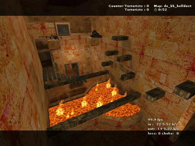 Скриншот  Карта de_kb_helldust для CS 1.6 – характеристики и особенности