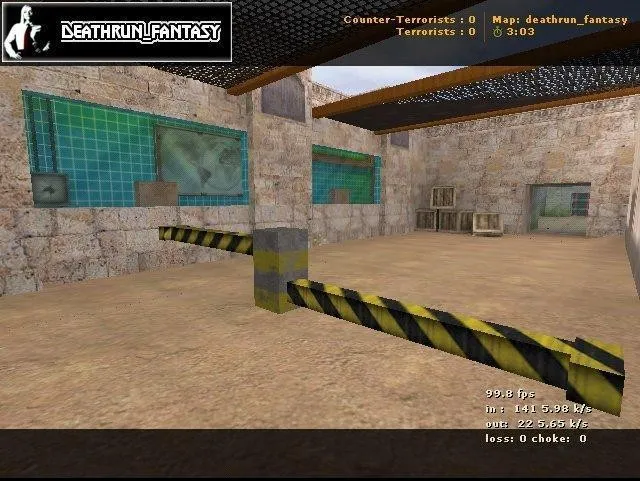 Скриншот  deathrun_fantasy для CS 1.6: карта Deathrun, баланс сторон, тактика и настройка серверных параметров