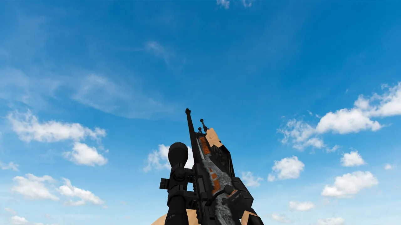 Скриншот Модель AWP Asiimov Поношенное для CS 1.6 - Высокое качество