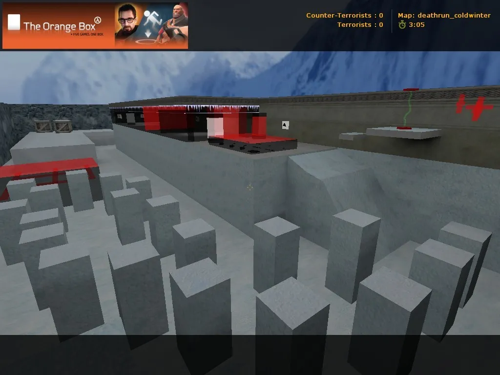 Скриншот Карта «deathrun_coldwinter» для CS 1.6